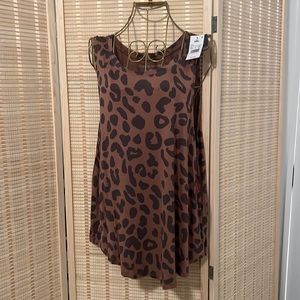 Grayson Threads Animal Print Tank XXL NWT